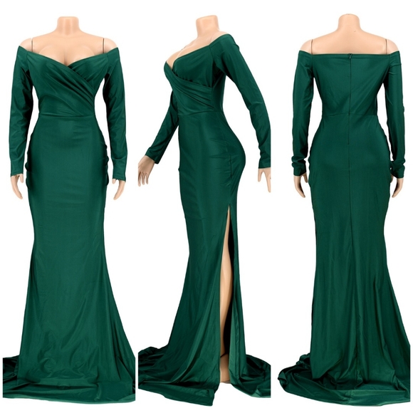 Maxi Evening,formal,Party Gowns Dress new size L,XL Available Strech Material. - Picture 3 of 4